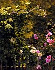 Carl Fredrik Aagard The Rose Garden painting